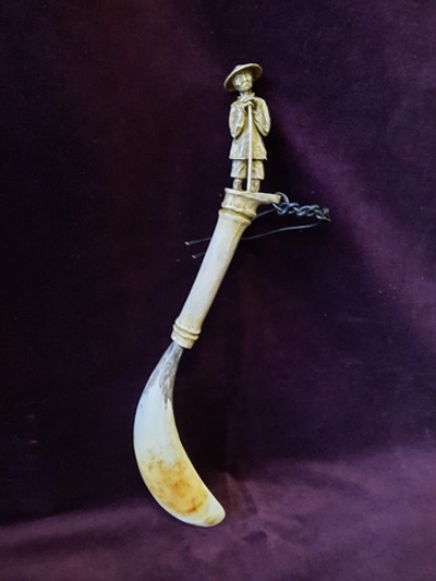 Ложка для обуви, рог оленя, рог коровы