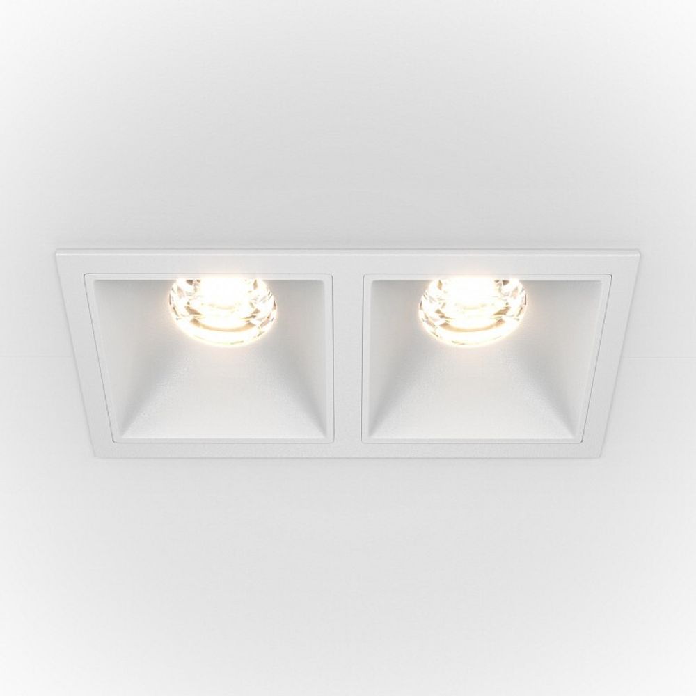 Встраиваемый светильник Maytoni Alfa DL043-02-10W3K-SQ-W