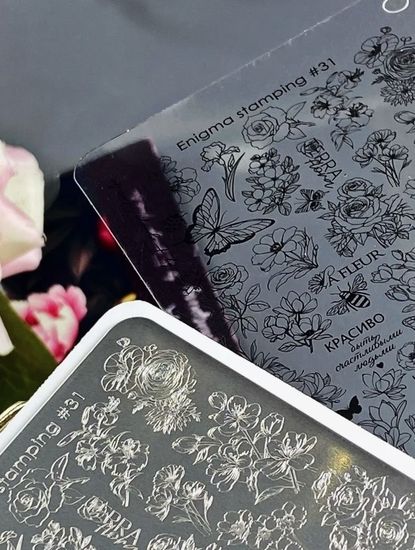 Пластина для стемпинга Enigma Stamping №031