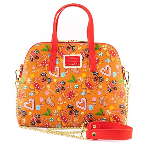 Сумка Loungefly Disney Seasonal Ginger Bread AOP Crossbody Bag WDTB2338