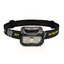 Фонарь налобный Nitecore NU35, Black