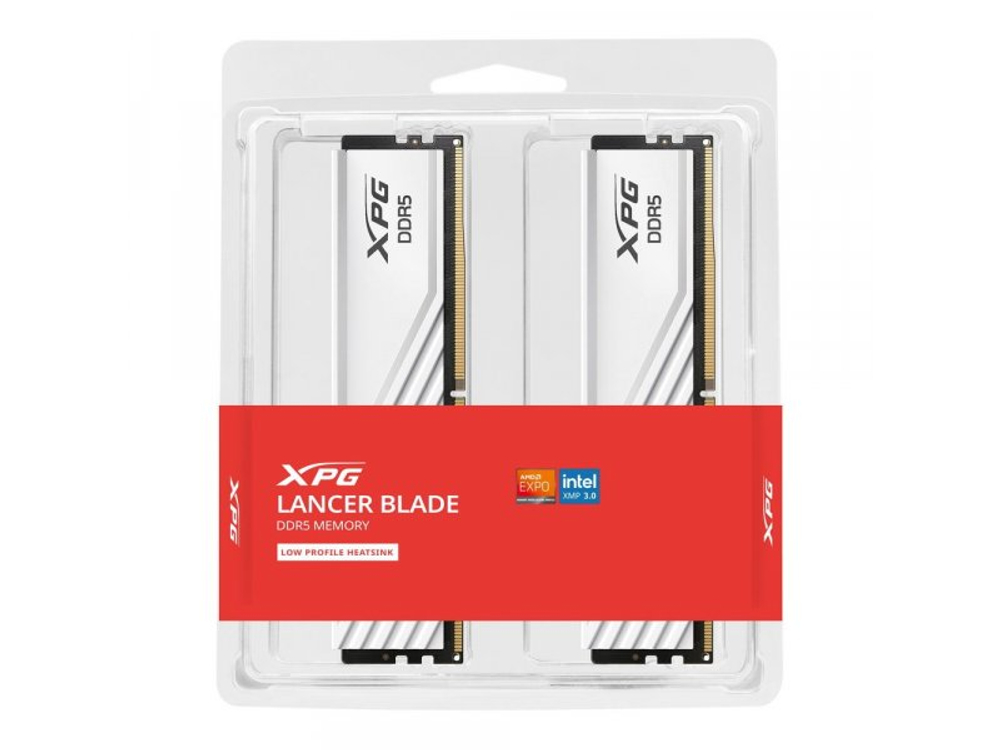 Оперативная память ADATA Lancer AX5U5600C4616G-DTLABWH, DDR5 2х 32ГБ 5600 МГц, DIMM, RTL