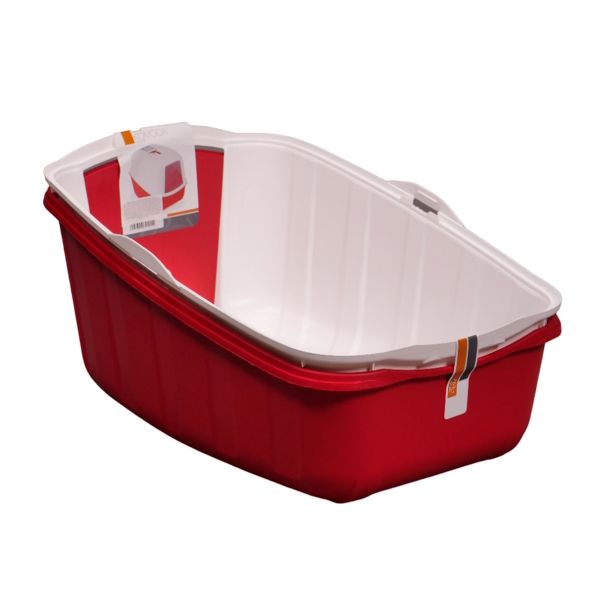 Био-туалет MPS KOMODA 54х39х40h см с совком, красный