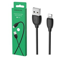 Кабель USB - Lightning BOROFONE BX19 (черный) 1м