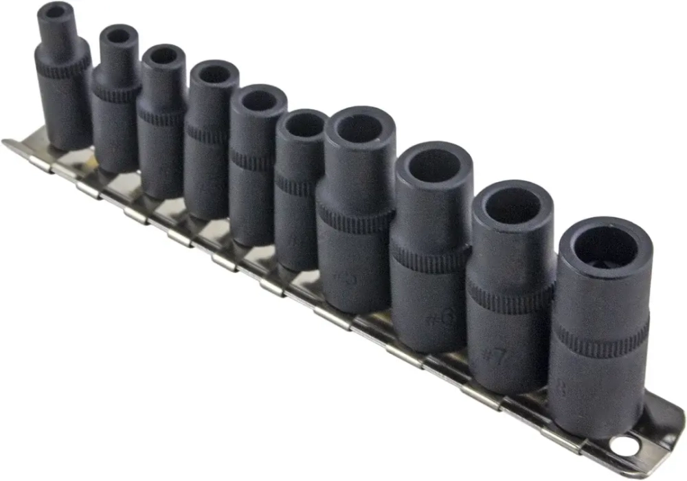 Набор магнитных головок метчикодержателей M1.5-M14, 10 предметов