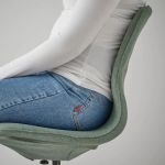 Офисный стул - IKEA LÅNGFJÄLL/LANGFJALL, 68x68x92см, зеленый, ЛОНГФЬЕЛЛЬ ИКЕА