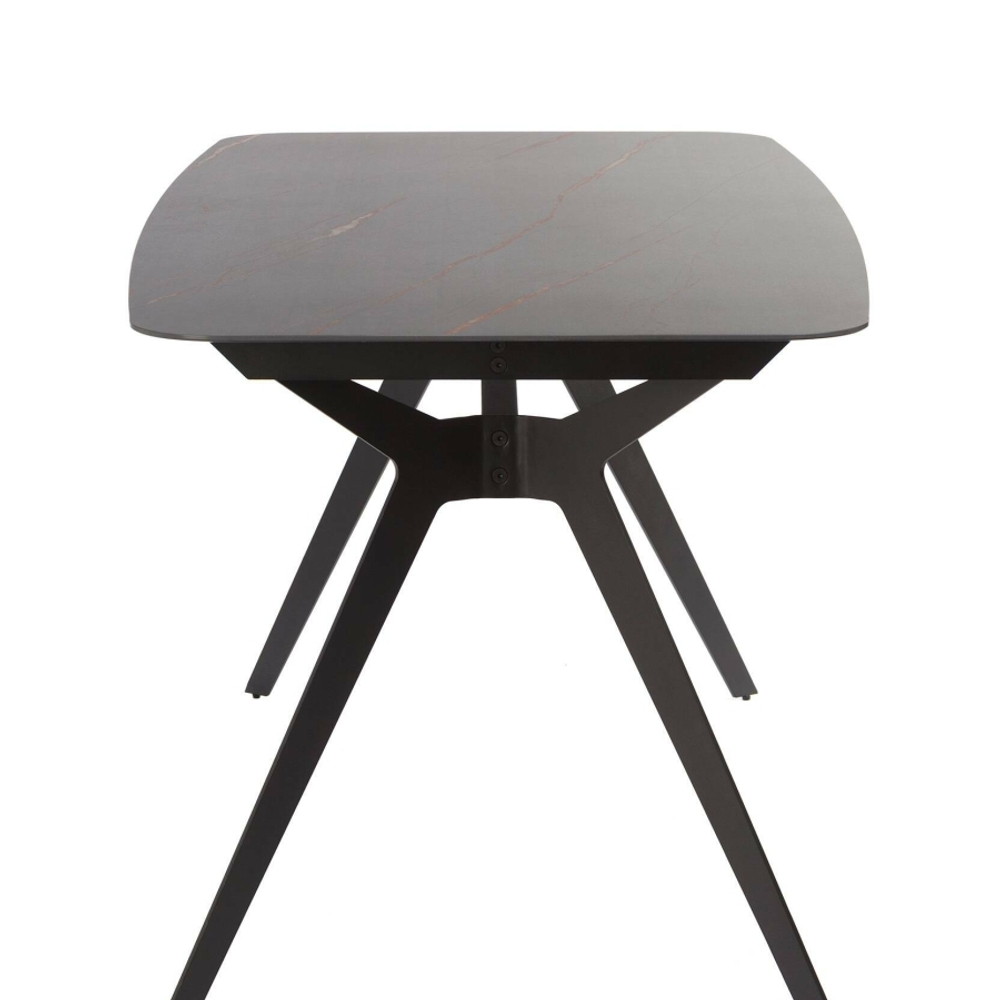 Обеденный стол Scarlet 160х80 керамика, черный