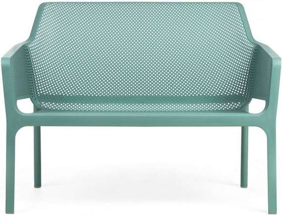 Уличный пластиковый диван Net ментоловый