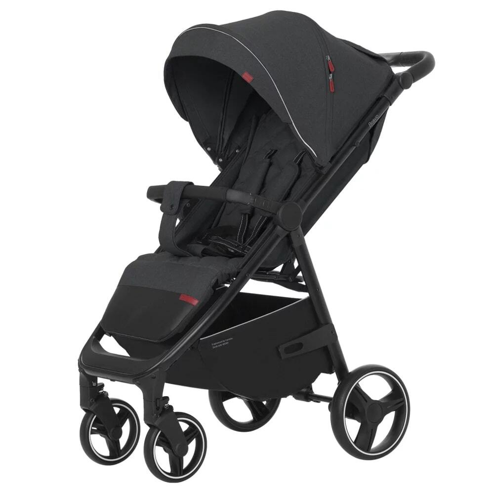 Детская коляска прогулочная CARRELLO Bravo PLUS CRL-8512/1 Serious Grey 2022 колеса PU