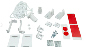 Рулонная штора Blackout LEGRAND Акцент мини, 38х175 см, сталь