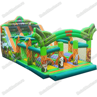 Надувной батут "Увлекательный сафари парк"