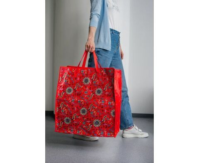 CELLTIX Сумка хозяйственная с рисунком, нетканый материал, 50х55х23см