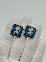 Запонки «Лев» Wedgwood