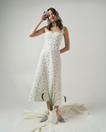 Сарафан из джинсы миди