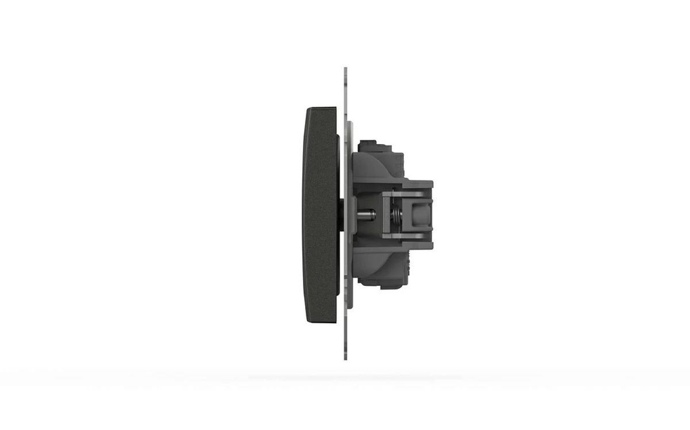 Механизм розетки TF телефонная ZENA, цвет дымчатый 609-011100-221