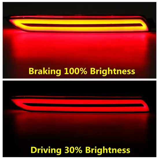 Светодиодные КАТАФОТЫ в задний бампер Тойота Камри 50 V9 type