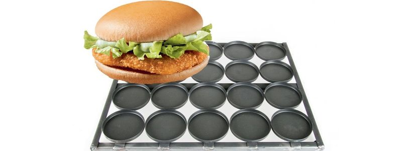 Сборка форм для выпечки «Гамбургер» с тефлоновым покрытием