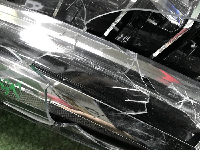 Битая Фара правая Cadillac Escalade 4 (14-20) LED