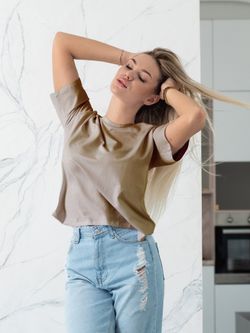 Classic T-shirt, Brown