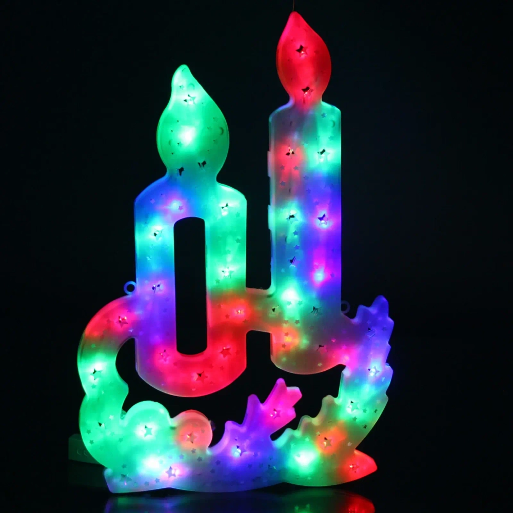 Фигура светодиодная 40см,»Свечи» мультицвет