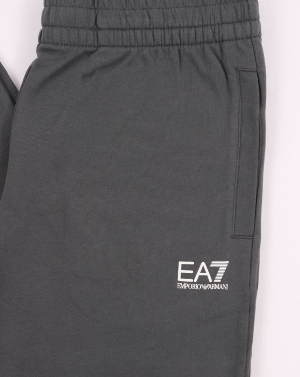 Мужские теннисные штаны EA7 Man Jersey Trouser - iron gate