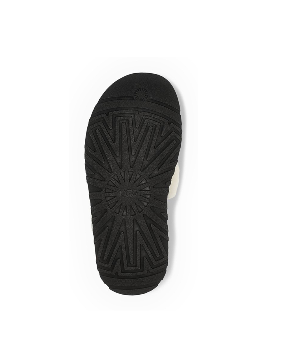 DISCO CROSS SLIDE-black white