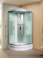 Душевая кабина МОНОМАХ 80/24 С МЗ, 800х800х2100 10000005757 полукруг