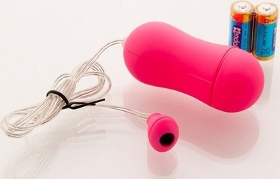Розовое виброяйцо 6,5 см.