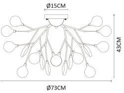 Потолочная люстра Arte Lamp