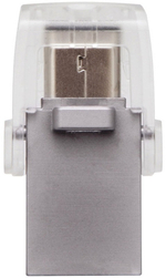 USB Flash карта Kingston DTDUO3C 64GB серебристый