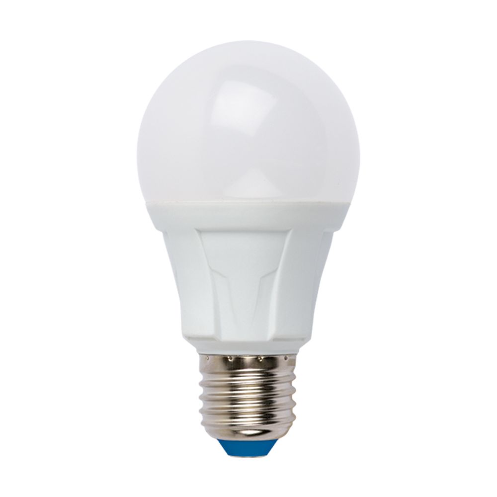 LED-A60-8W/WW/E27/FR ALS01SL Лампа светодиодная. Форма A, матовая колба. Материал корпуса алюминий. Цвет свечения теплый белый. Серия Aluminium Smil