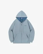 Худи Ymkashix Zip HTF серо-зеленый/изумрудный