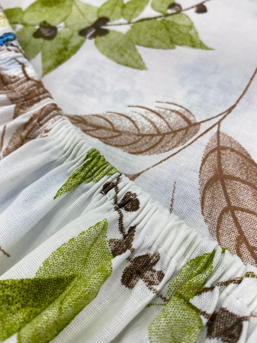 Простынь на резинке перкаль Сказка "Каролина" 140x200 см