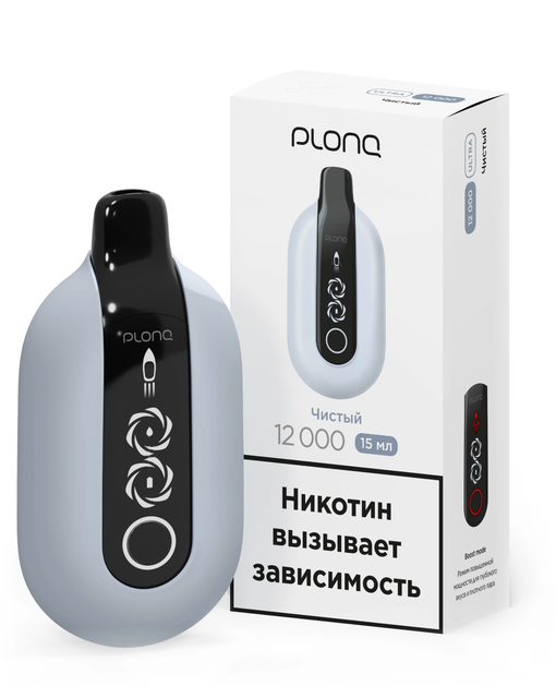 Одноразовый Pod Plonq ULTRA - Чистый (12000 затяжек)