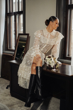 Платье "Нежная" из богемского кружева