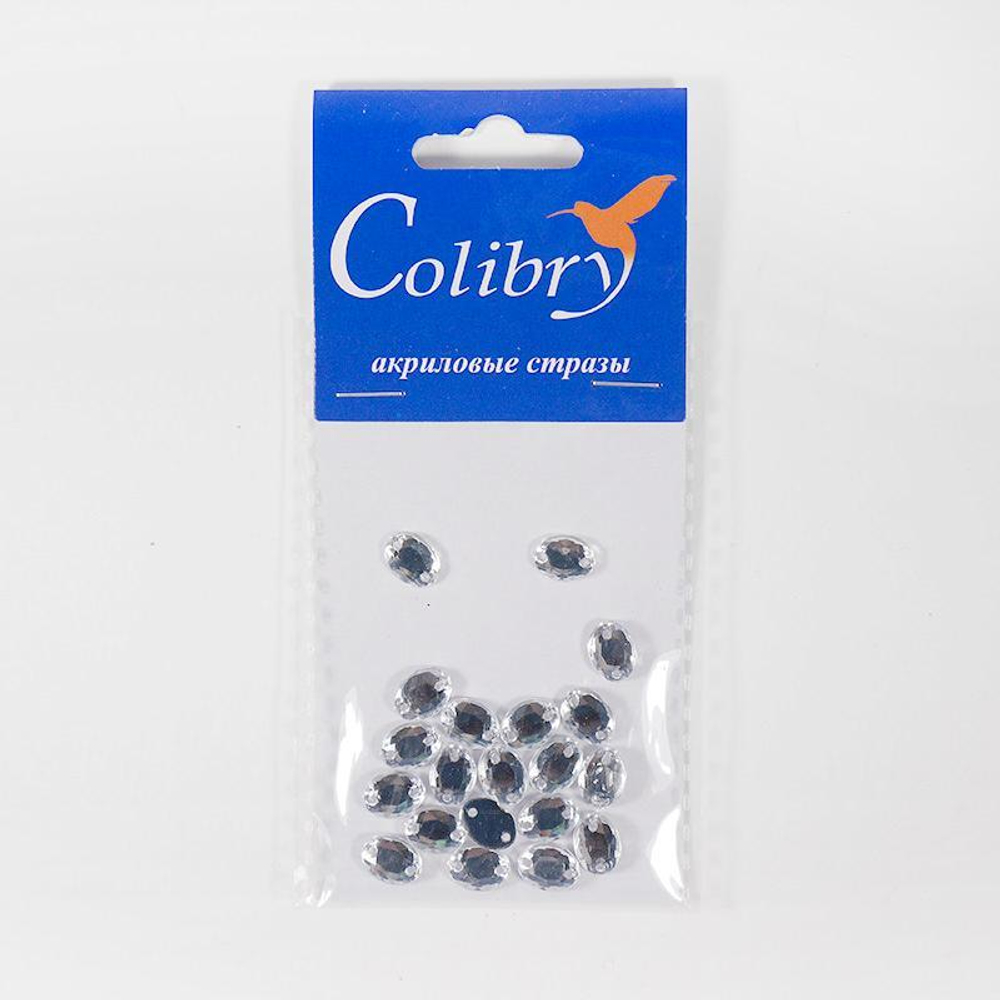 Стразы (овальные)-E13-18-Colibry