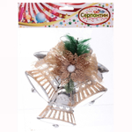 Украшение новогоднее «Зимний перезвон колокольчиков» 17*19 см