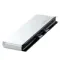 Satechi Dual USB-C Hub For Surface Pro 9 Silver