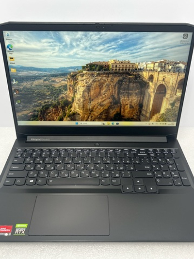 Ноутбук Lenovo IdeaPad Gaming 3 15ACH6 (82K201AGRK) 15.6"/AMD Ryzen 5 5600H/RAM 16 GB/SSD 512 GB/NVIDIA GeForce RTX 3050 Ti/1920x1080/IPS/DOS/Подсветка кл-ры: LED/Черный. Состояние: Уценка/небольшой след. на матрице от клавиатуры