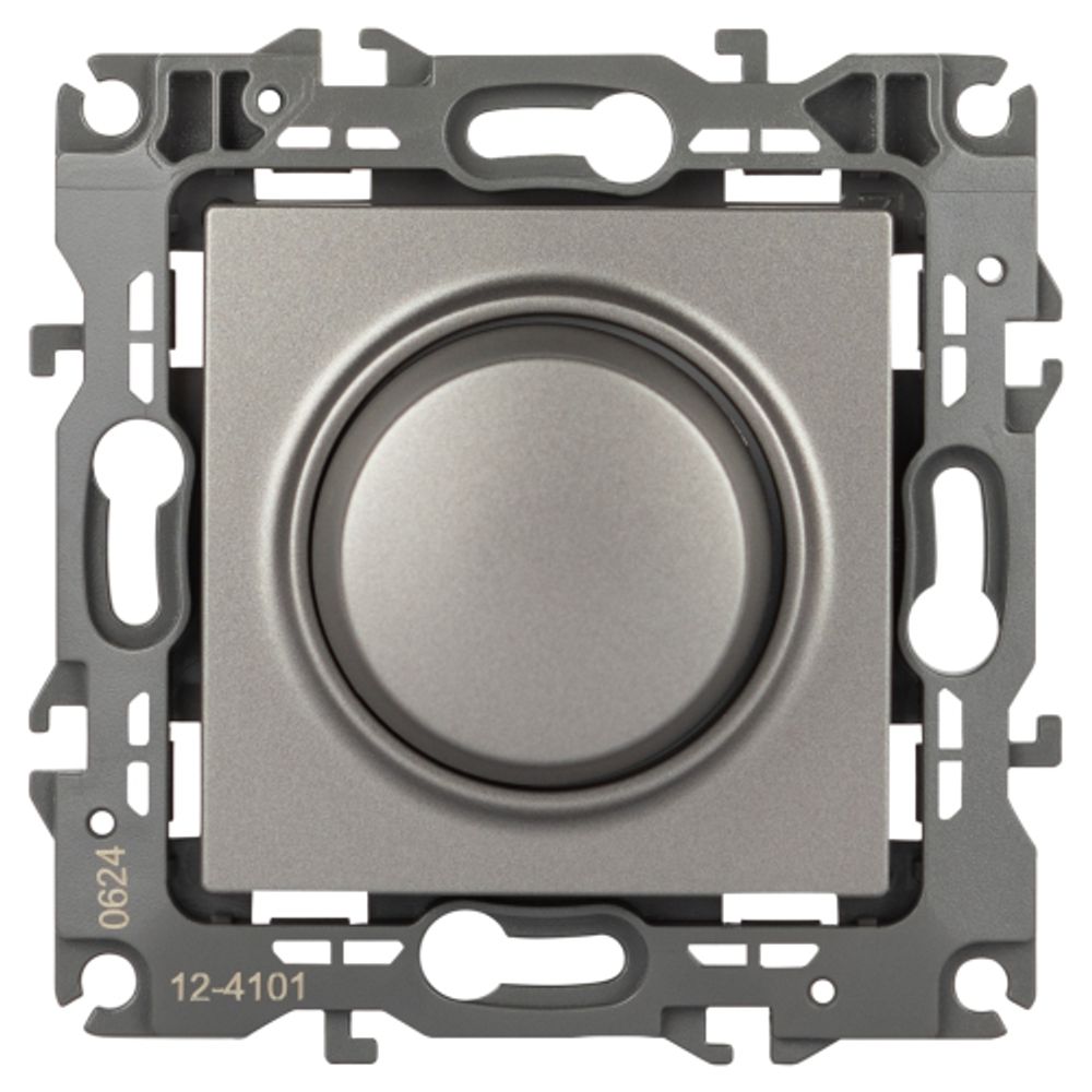 Светорегулятор ЭРА Серия 12 12-4101-16 поворотно-нажимной, 400ВА 230В, титан