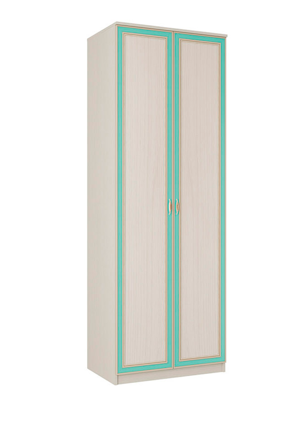 Шкаф Миндаль 06.55 аруша венге/кожа мята