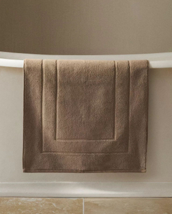 Zara Home - Нескользящий коврик для ванной из хлопка, бежевый, 55x80 см