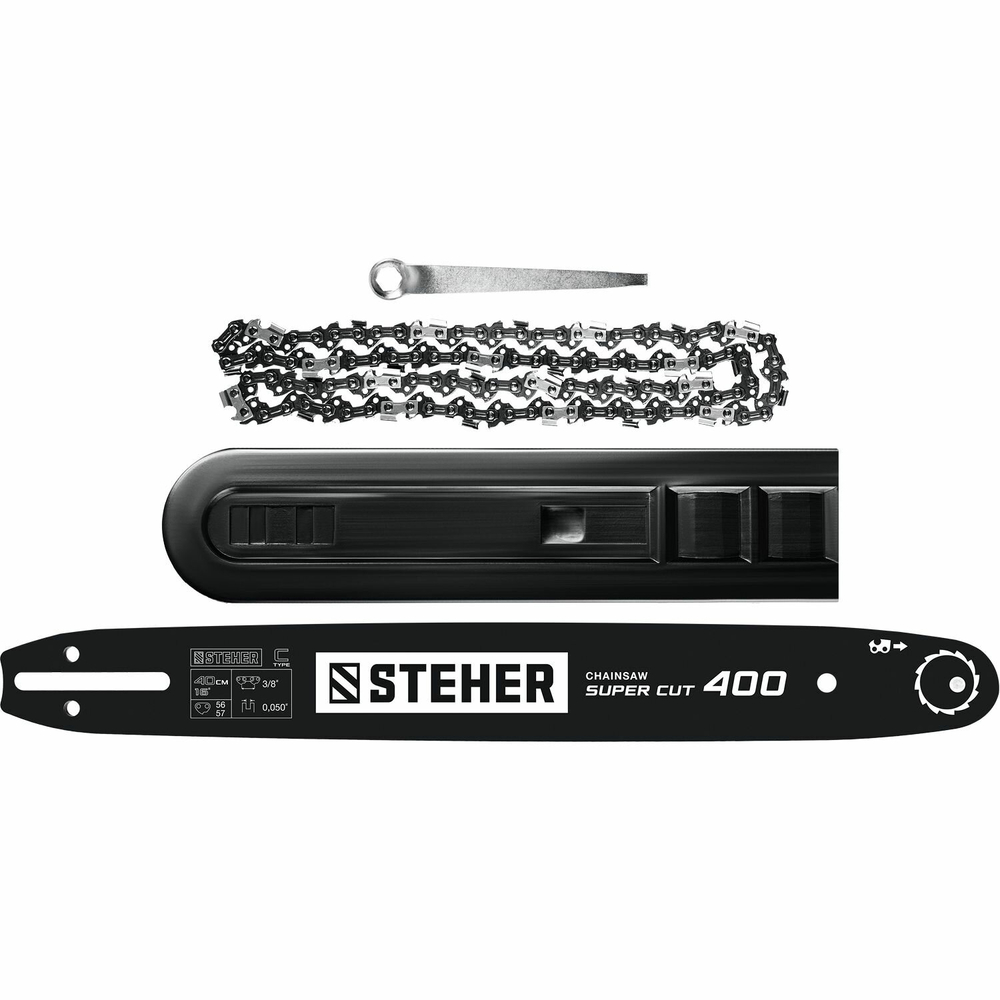 Пила цепная электрическая STEHER ES-2040 2000 Вт, шина 40 см