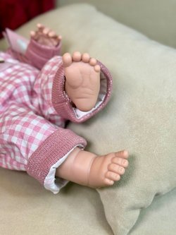 Кукла Berbesa виниловая 42см Recien Nacido с пледом (5125K)