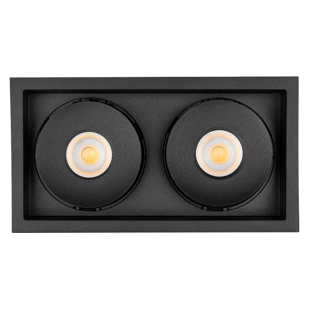 Светильник CL-SIMPLE-S148x80-2x9W Warm3000 (BK, 45 deg) (Arlight, IP20 Металл, 3 года) 028151