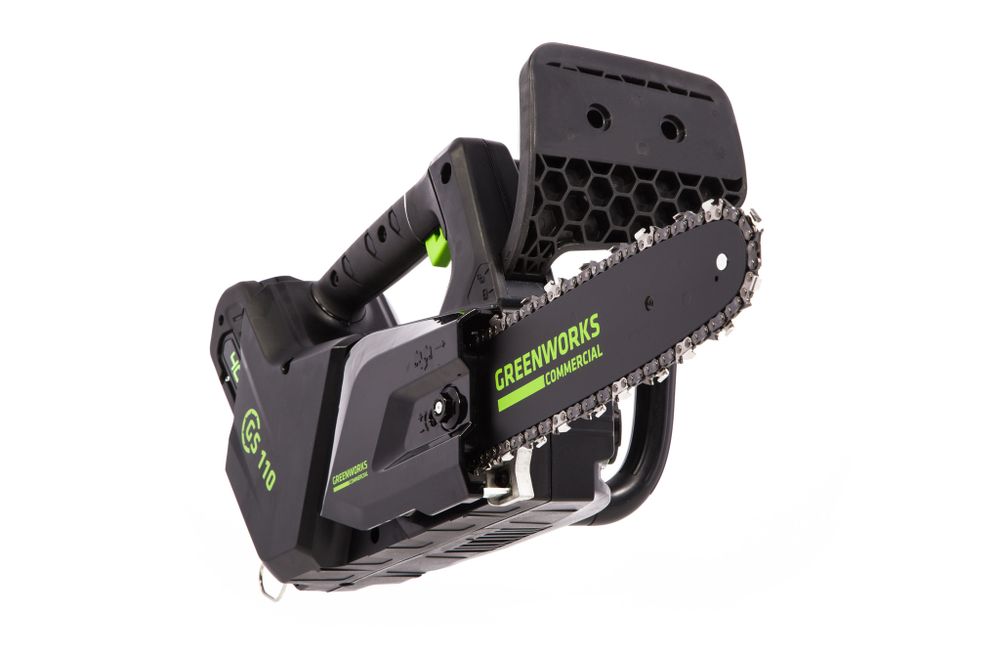 Аккумуляторная цепная пила Greenworks GD40TCSK4, 2003807UB,40v, 25 см, АКБ 4 А·ч и ЗУ