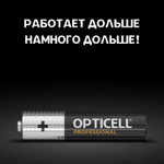 Элемент питания алкалиновый AAA/LR03 (блист. 12шт) Professional Opticell 5052006/6052006