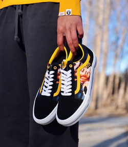 Кеды Vans x Bruce Lee Old Skool Black Yellow VN0A5FCBY23