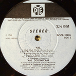 Val Doonican ‎– Val (Англия 1968г.) Т