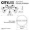Потолочная люстра Citilux Tika CL133170
